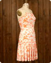 Dress Sewing with Pleated Skirt, Spaghetti Straps, Piping and Invisible Zipper V