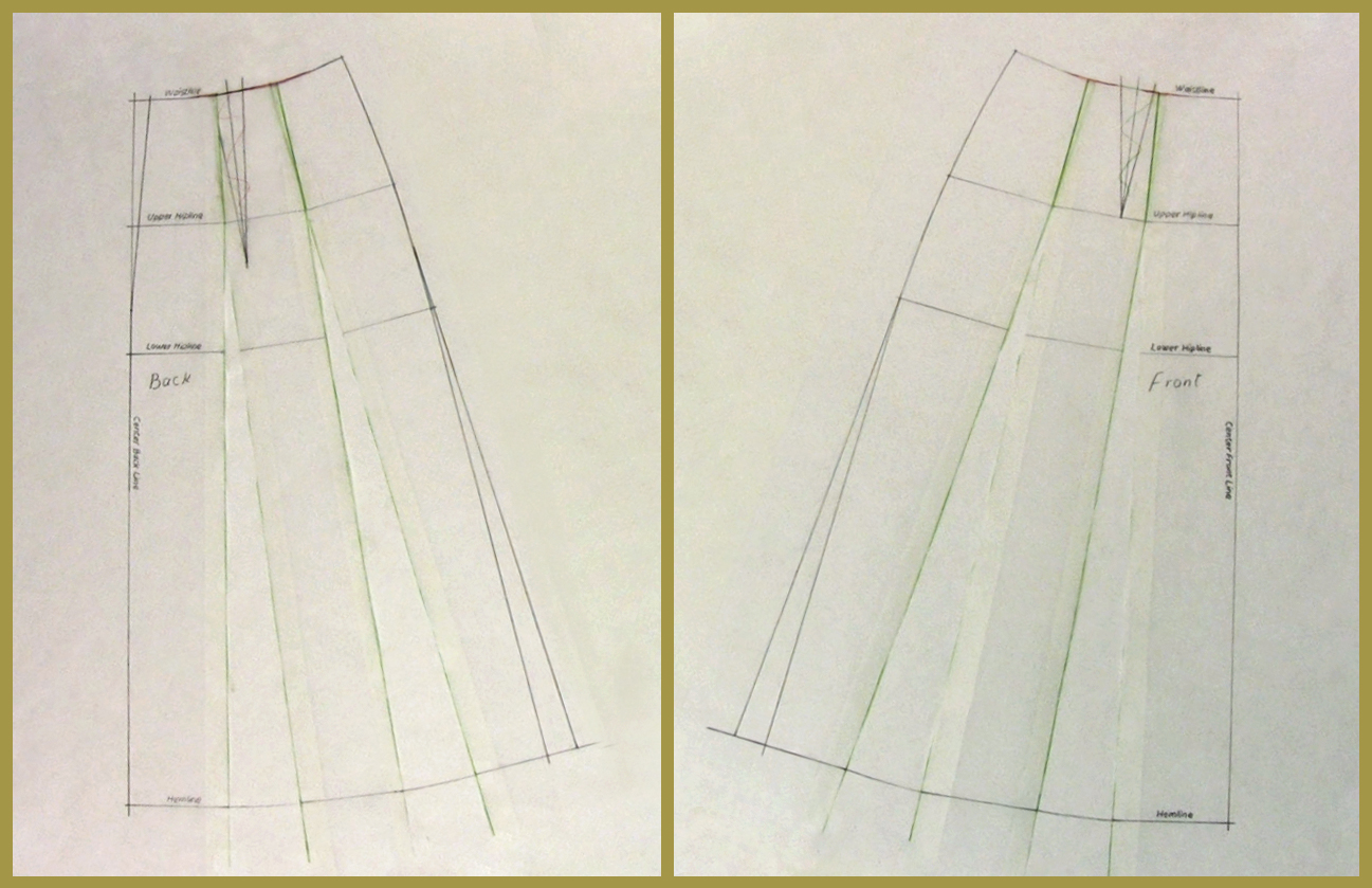 Line Skirt Patterns 104